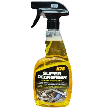 LIMPIA MOTORES K78 SUPER DEGREASER EN GATILLO Listo para usar | 600CC