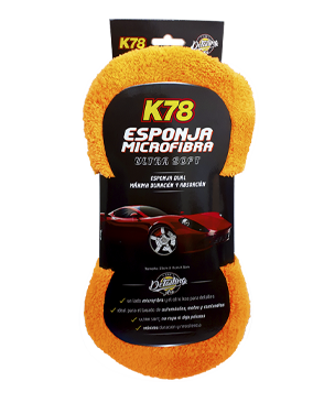 ESPONJA DE MICROFIBRA K78 LAVA AUTOS