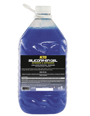 SILICONA EN GEL AROMATIZADA K78 2 EN 1 INTERIOR & EXTERIOR | 5 LITROS