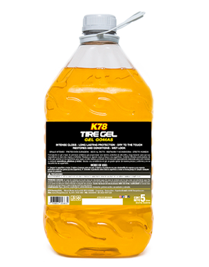 Acondicionador de Neumáticos K78 Tire Gel Brillo Extremo y Protección Duradera | 5 LITROS