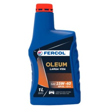 ACEITE DE MOTOR MINERAL FERCOL OLEUM LARGA VIDA 15W40