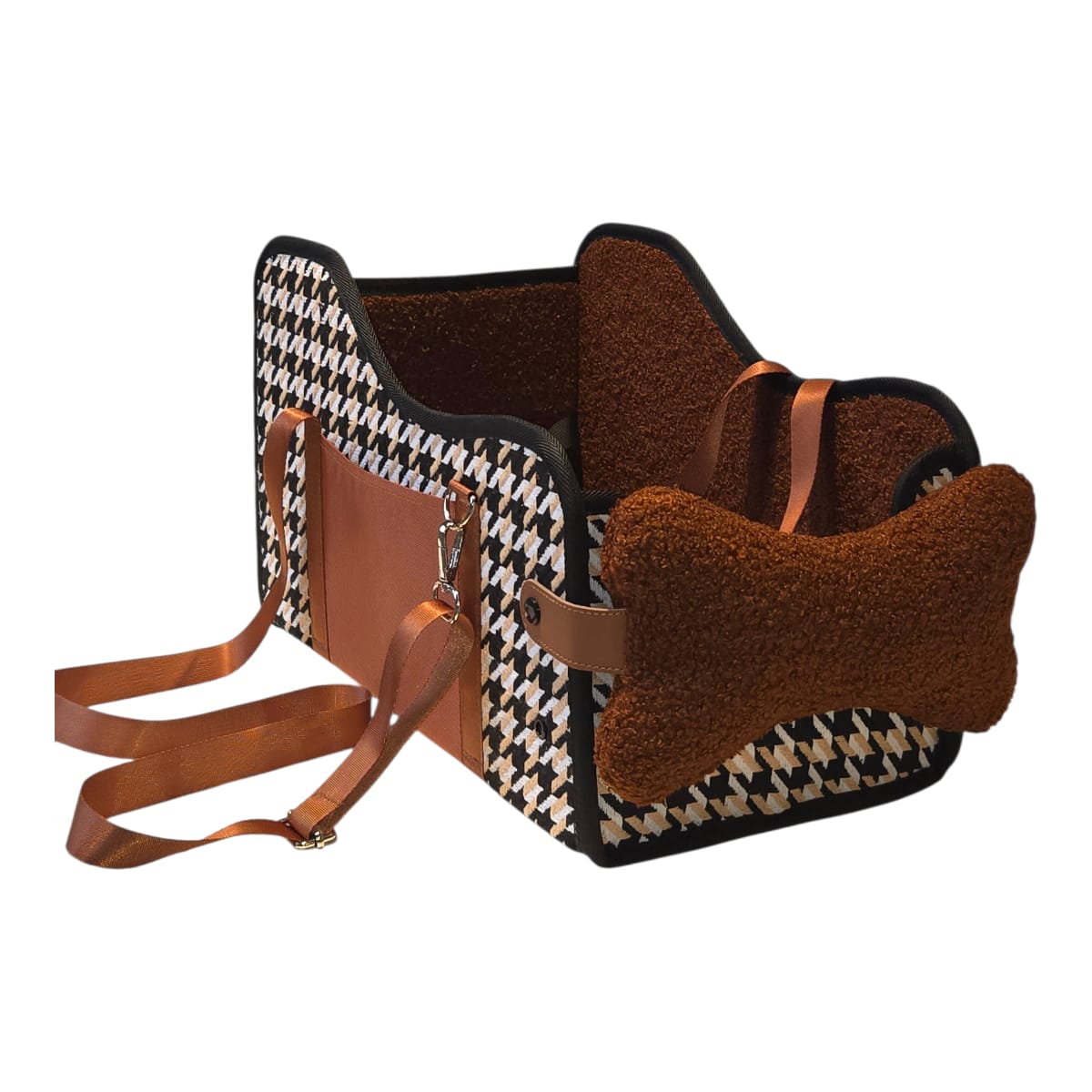 Asiento Para Auto Perro Gato Mascota Transportador ,funda, marca Lolita - Imagen 3
