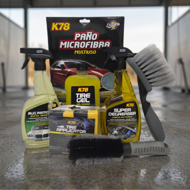 Kit De Limpieza Pesada PARA Motor + Llantas + Quita Insectos