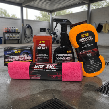Kit Carnauba Shine & Wash para Lavado Y Encerado Express