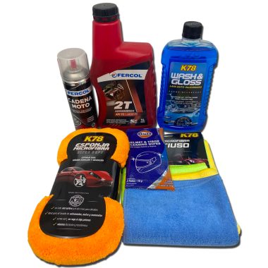 Kit Biker 2T Fercol & K78 - Essential Service & Wash