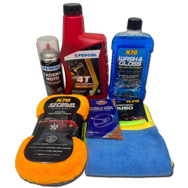 Kit moto alto kilometraje Fercol & K78 - Protection & Wash