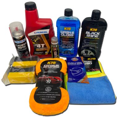 Kit Moto Alto Kilometraje Completo - Resurs, Service 25W60 & Detailed Wash