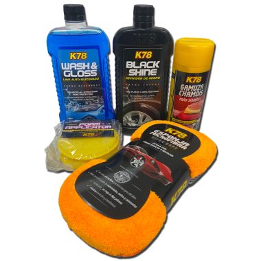 Kit Car Wash & Shine para Lavado, Secado y restauracion de cubiertas