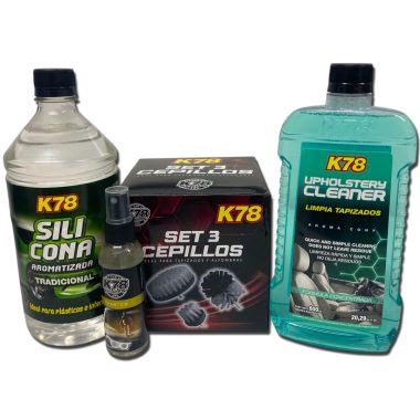 Kit De Limpieza Deep Clean Para Tapizados Con Cepillos Para Taladro
