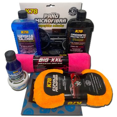 Kit Car Care & Gloss Para Lavado Y Secado