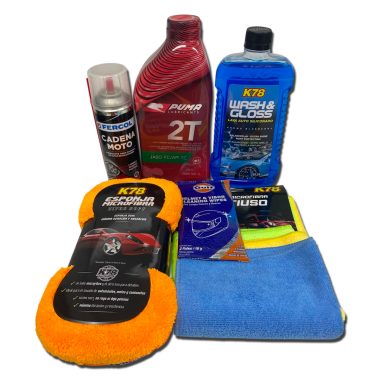 Kit Moto 2T Puma & K78 - Semisintetico Service & Wash