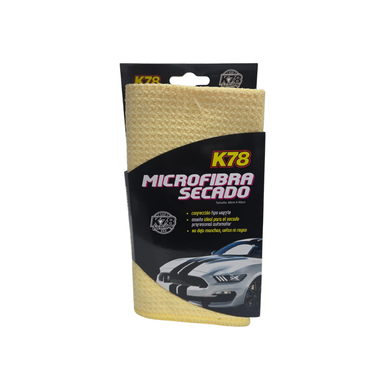 Combo Detailing Automotor K78 - Cera + Revividor + Microfibra - Imagen 2